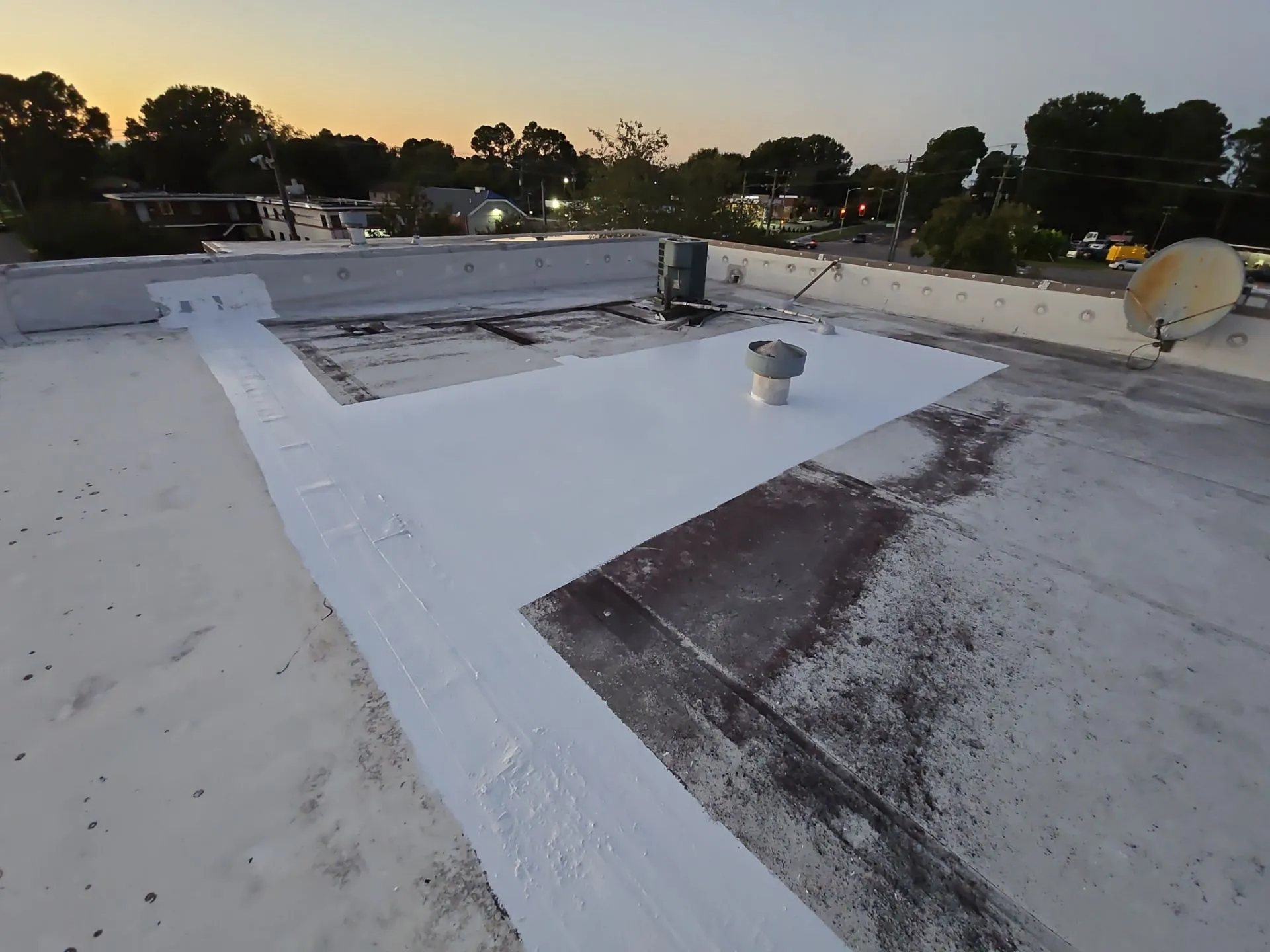 Leak Damage Roof Repair — commercial roofing in Indianapolis, IN